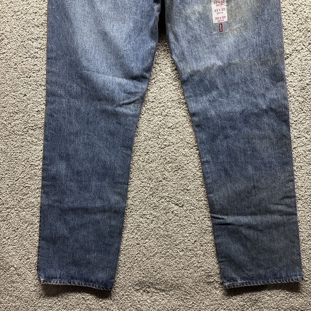 Levi's 501 XX Blue Jeans Men's 33x34 Original Preshrunk Button Fly Deadstock NWT - Picture 2 of 16